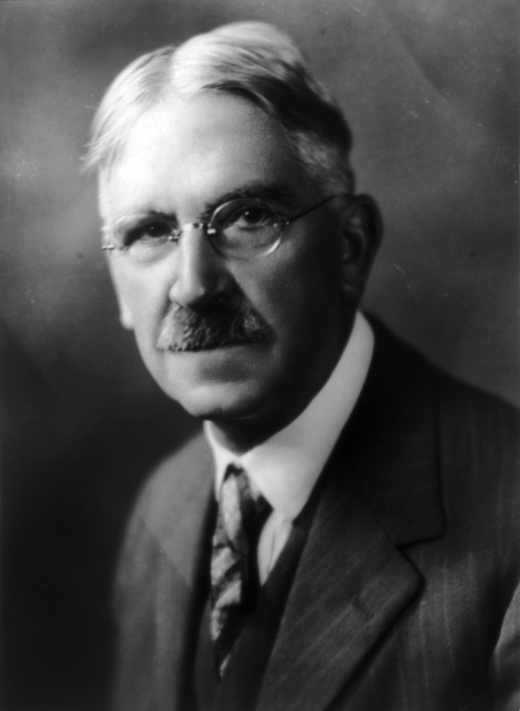 John Dewey, the influential twentieth century philosopher known for his work on Pragmatism.