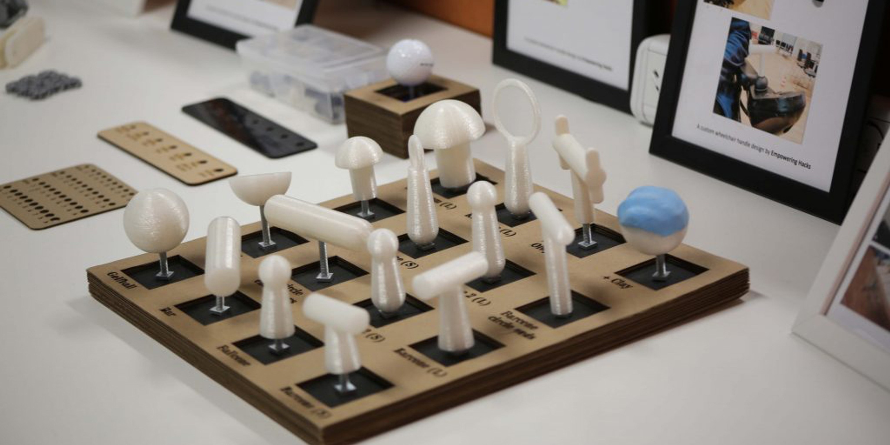 3D printer models for custom wheelchair handles