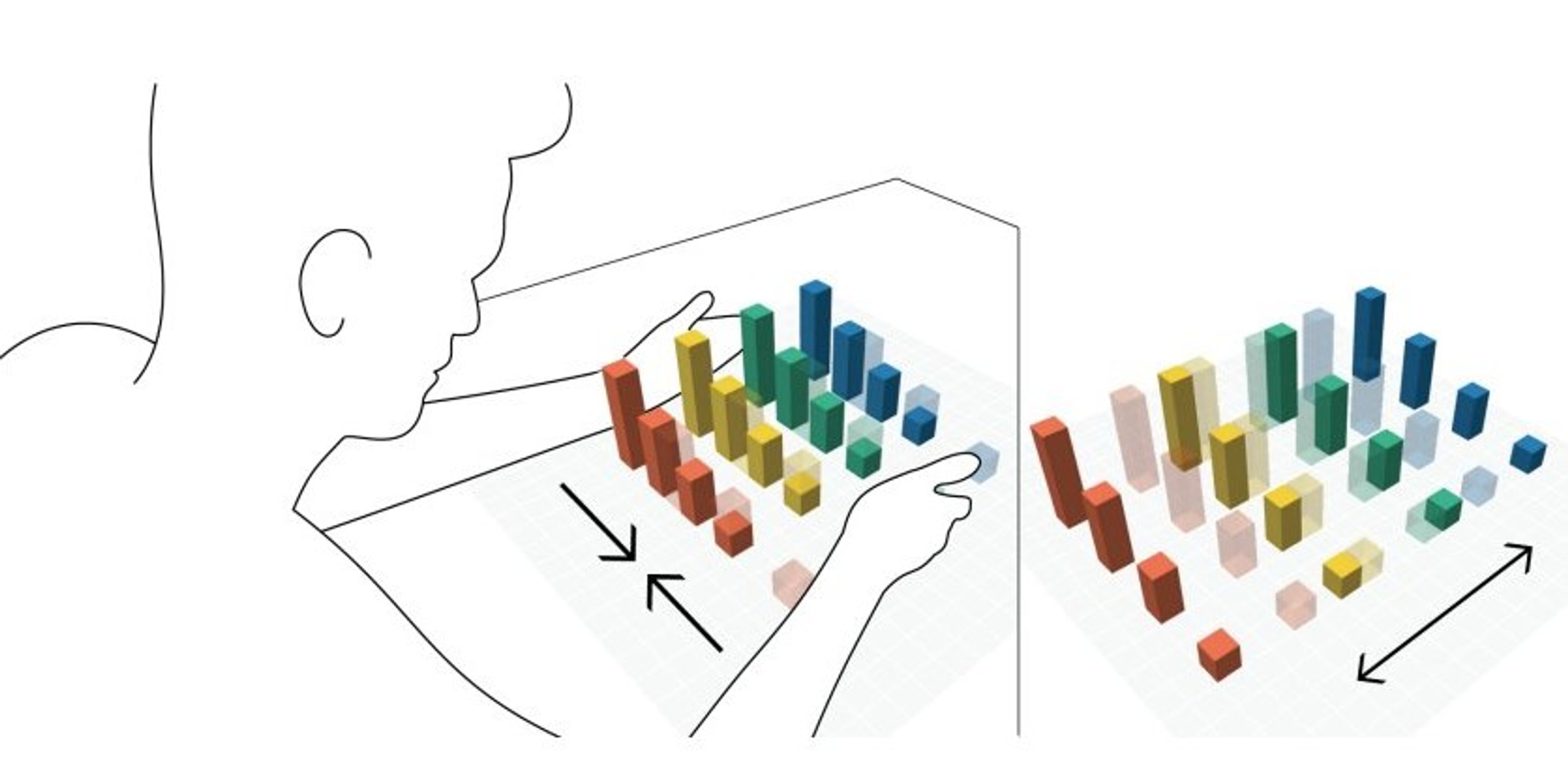 Reconfiguration Strategies with Composite Data Physicalizations